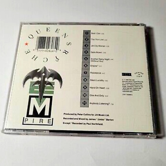 Queensryche : Empire CD (1990) 11 Tracks - Very Good - Picture 2 of 5